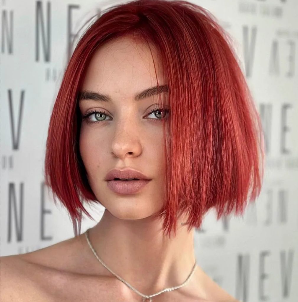 Red Short Bob Hairstyles
