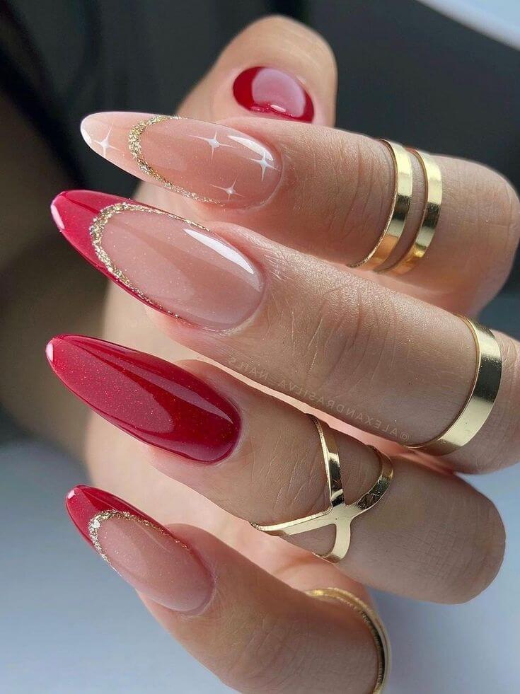 Red Wedding Nails