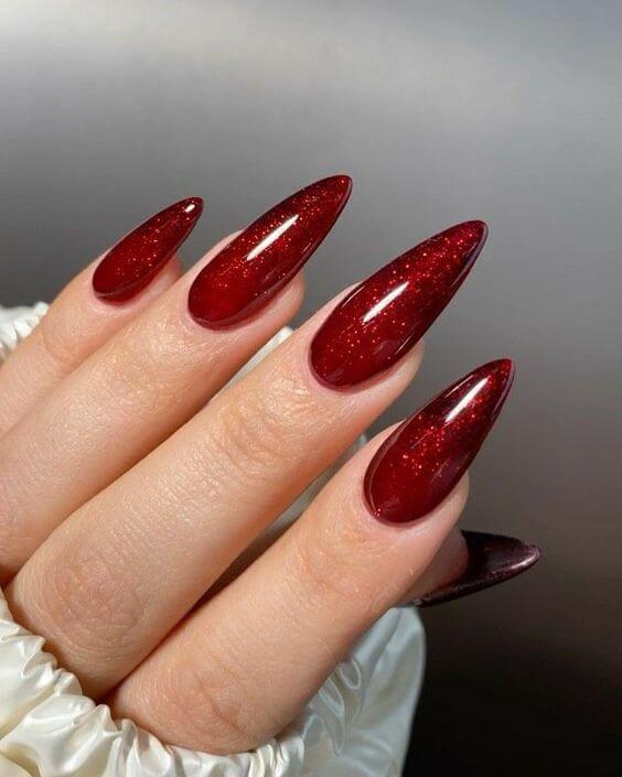 Red Wedding Nails
