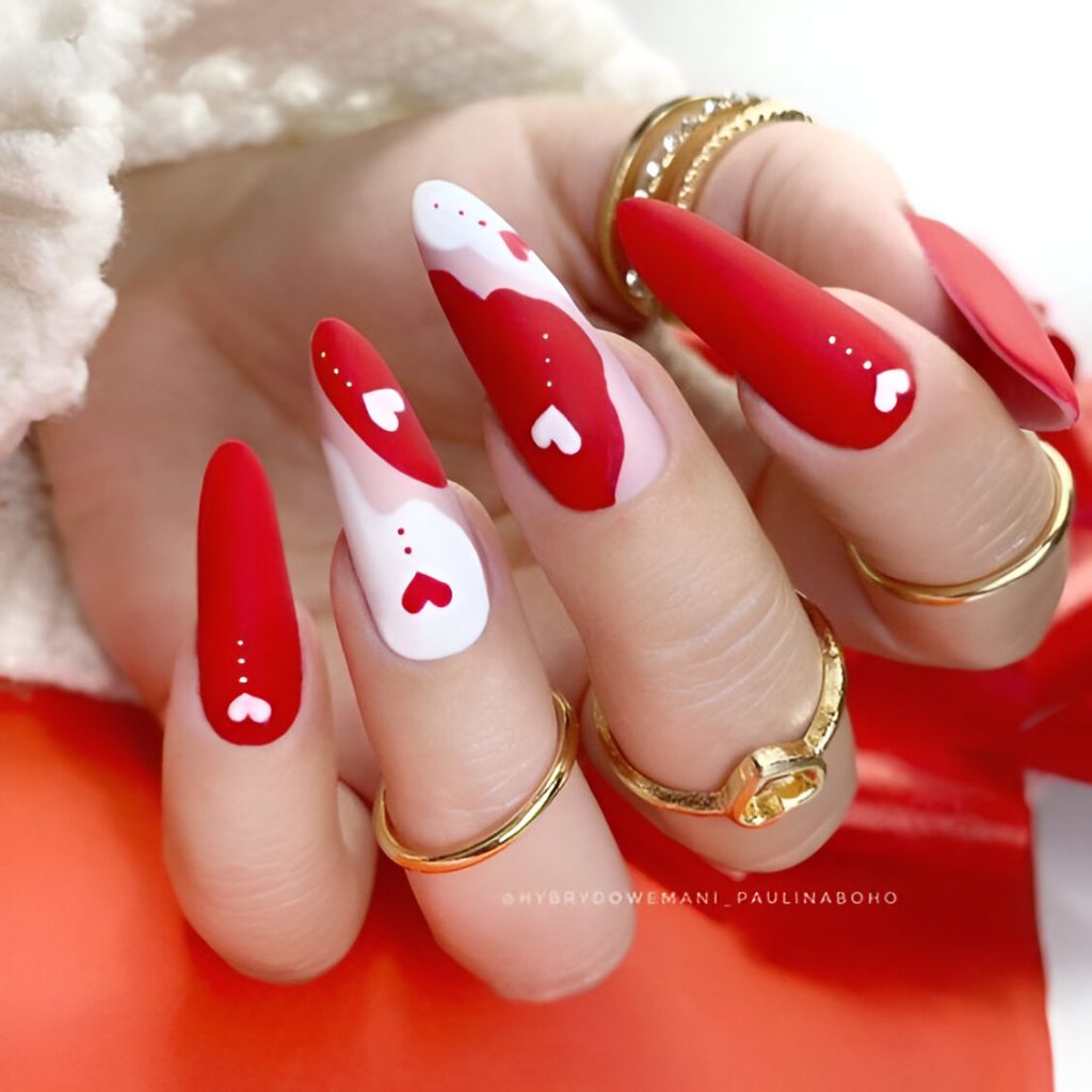 Romantic Abstract Nails