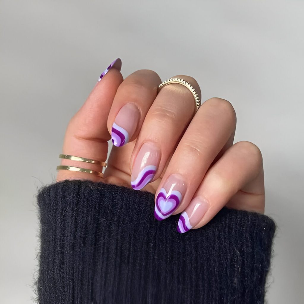 Romantic Abstract Nails