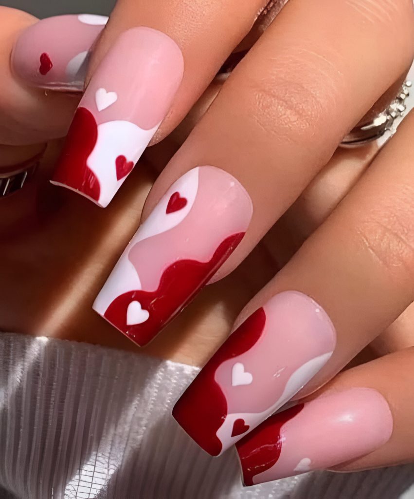 Romantic Abstract Nails