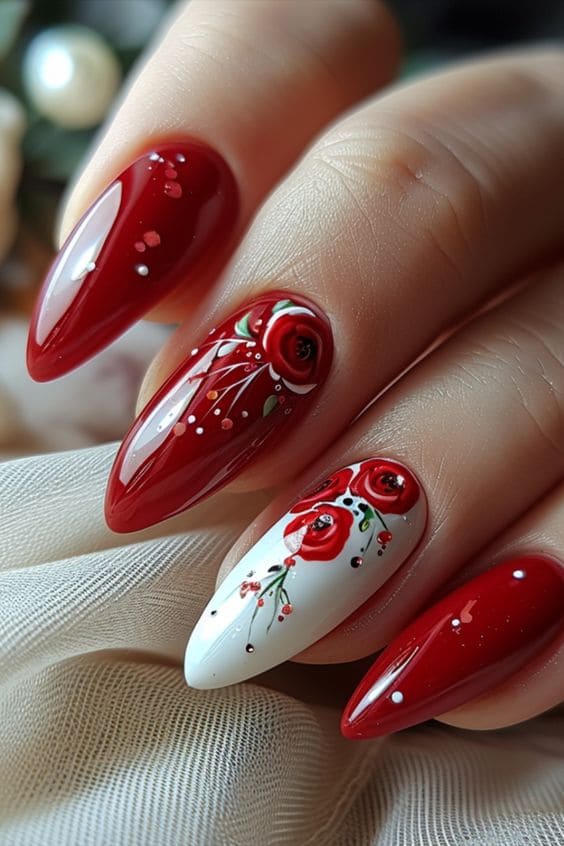 Romantic Rose Nails