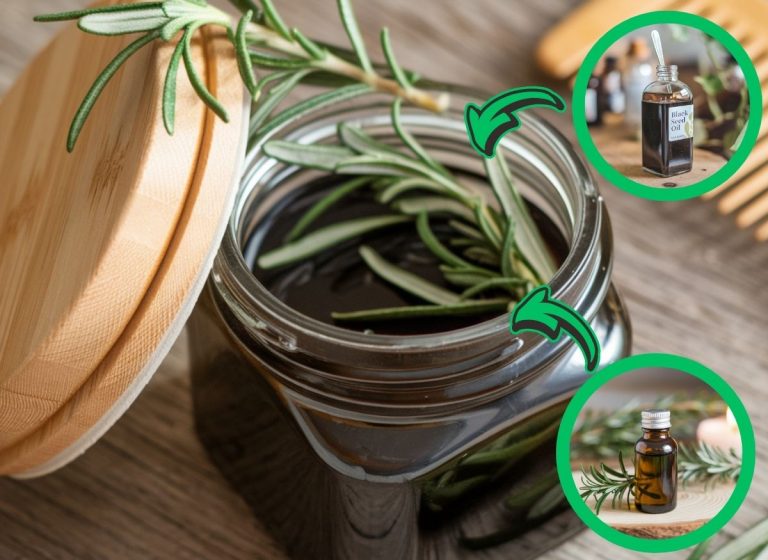Rosemary Black Oil as a Natural Blend for Hair Growth