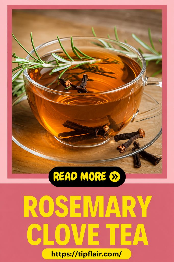 Rosemary Clove Tea for Naturally Glowing Skin & Stronger Hair