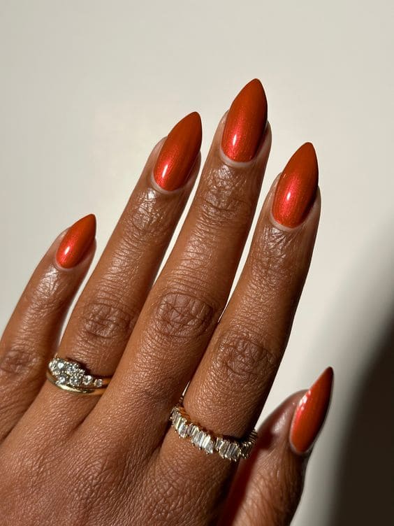 Rust Red Nail Ideas