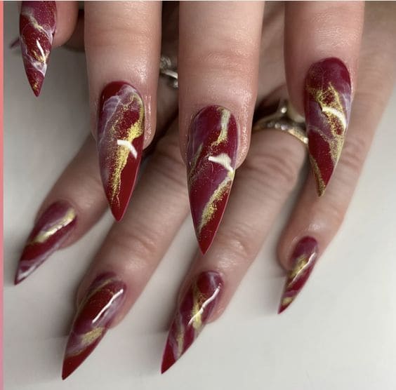 Rust Red Nail Ideas