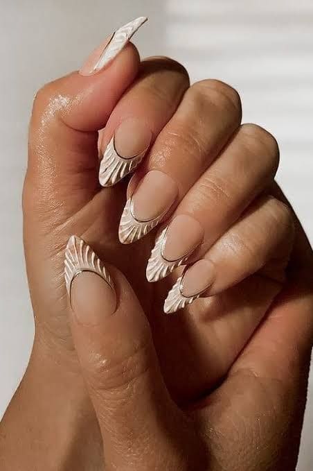 Seashell Nails