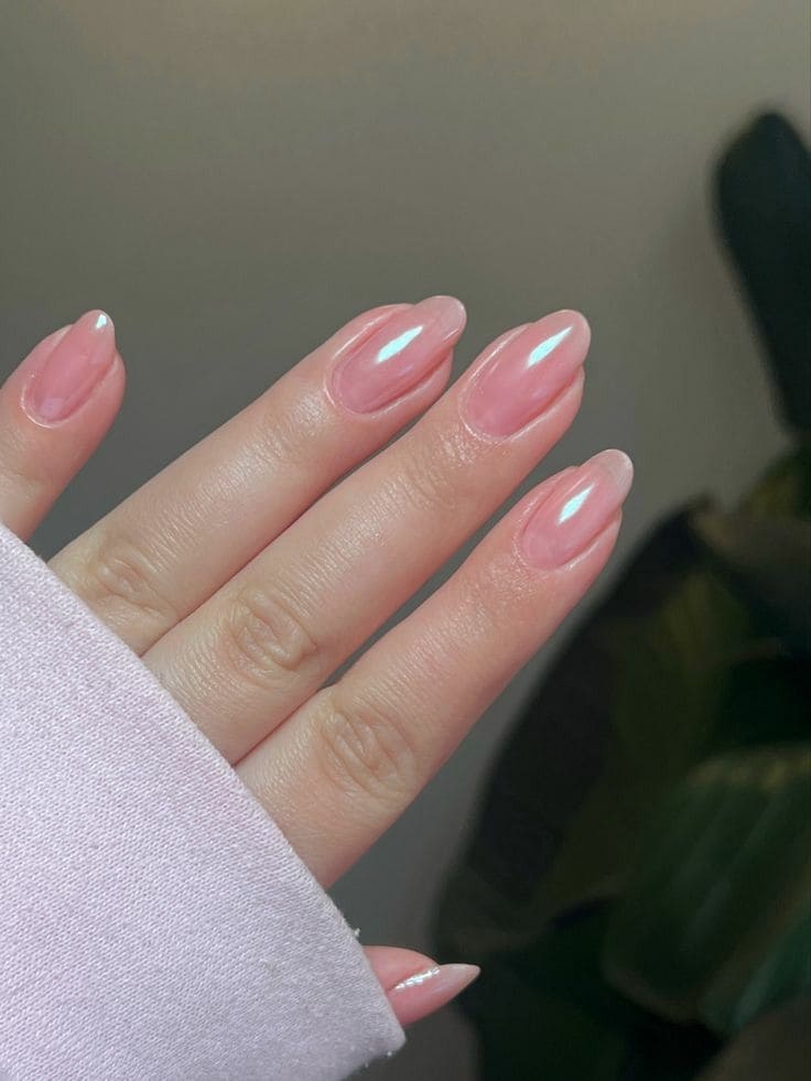 Sheer Glazed Nails2