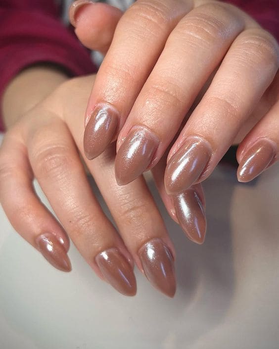 Sheer Glazed Nails