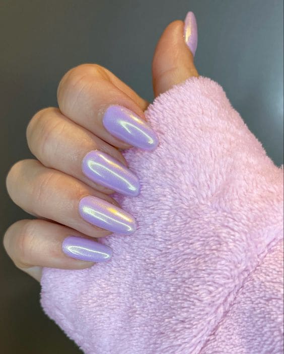 Sheer Glazed Nails