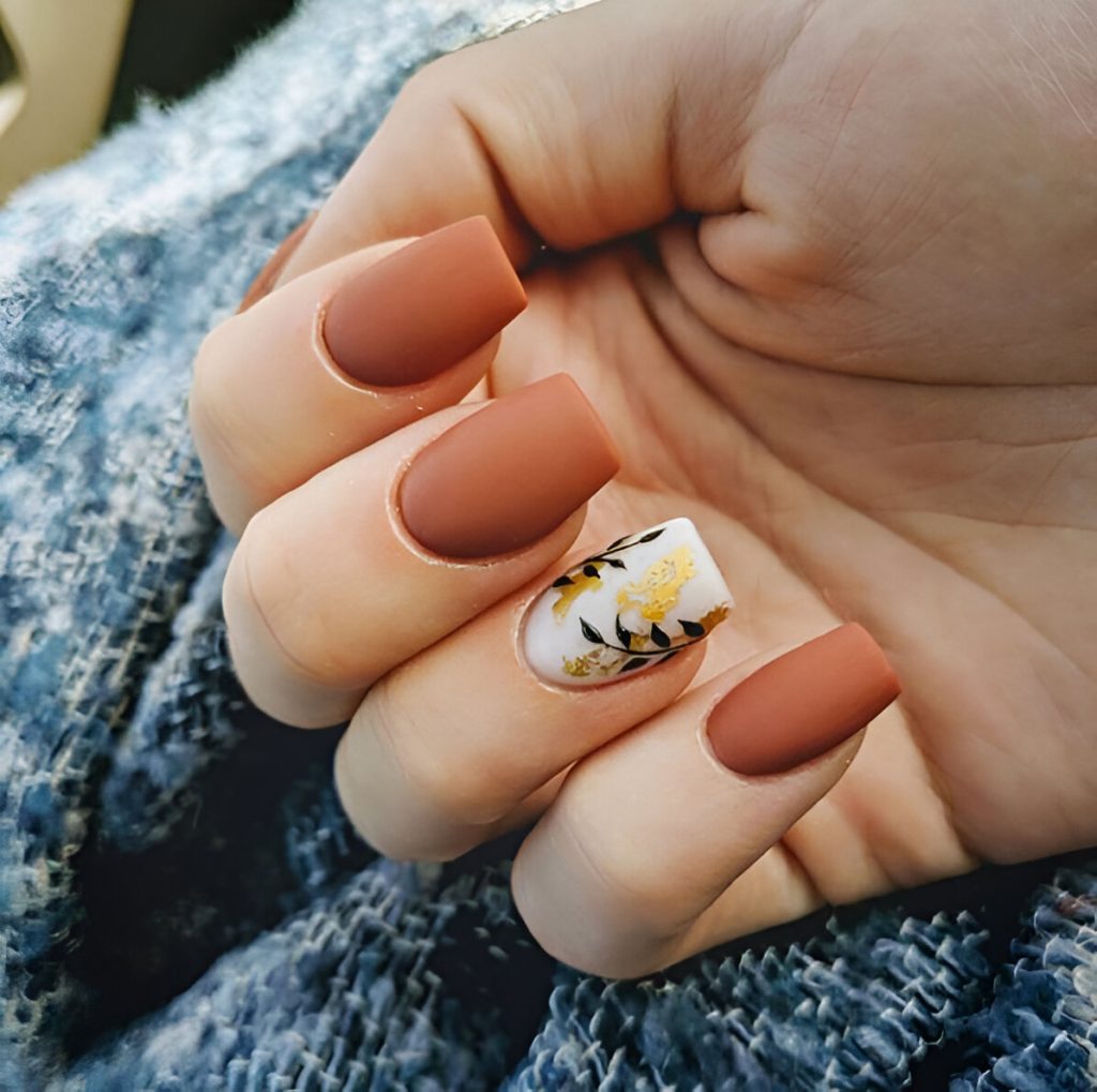 Short Matte Square Nails