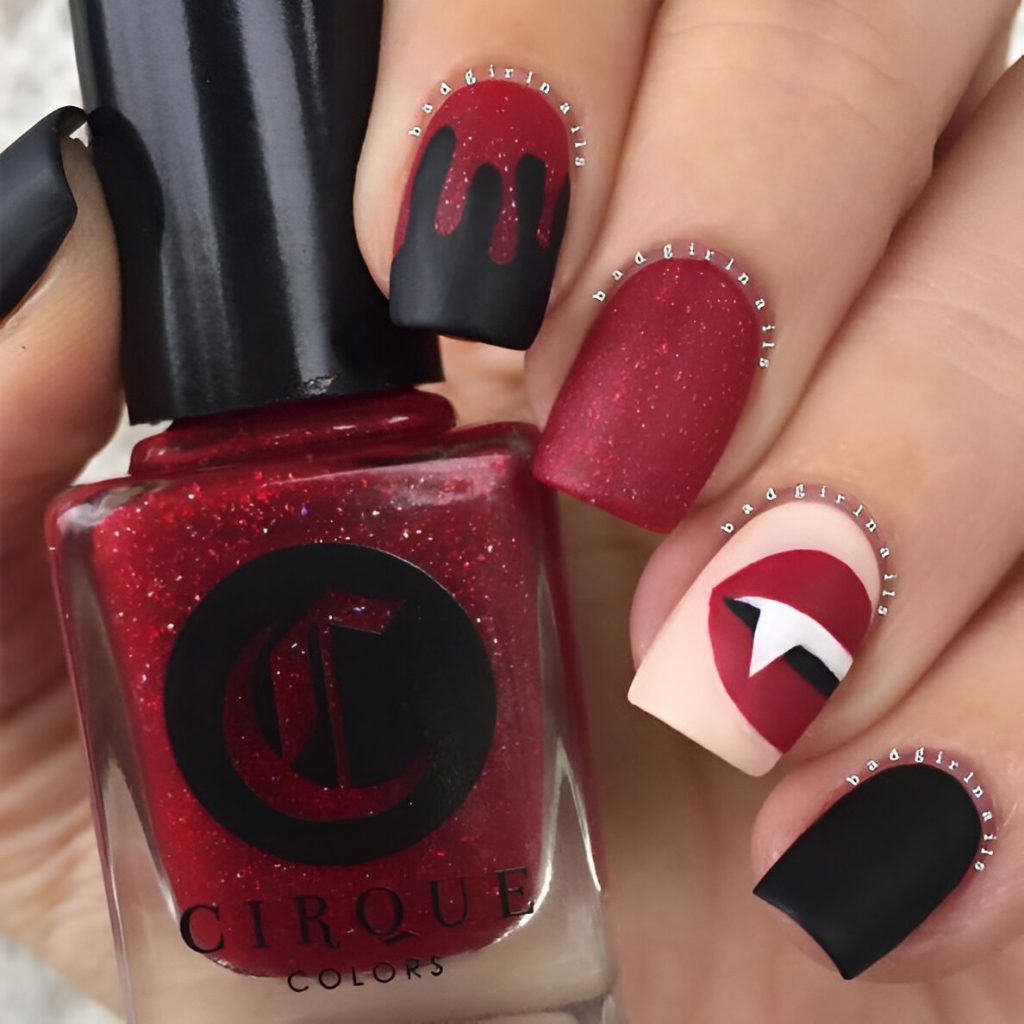  Short Vampy Nails