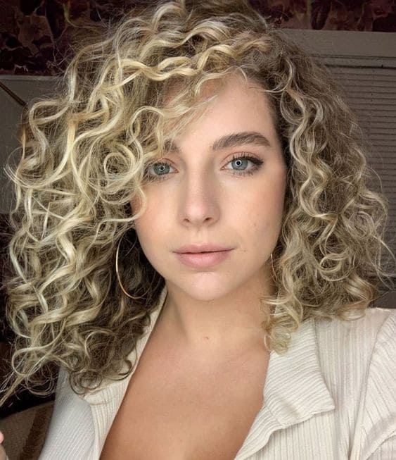 Shoulder Length Curls