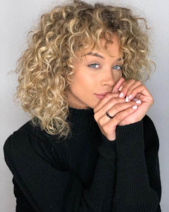 Shoulder Length Curls