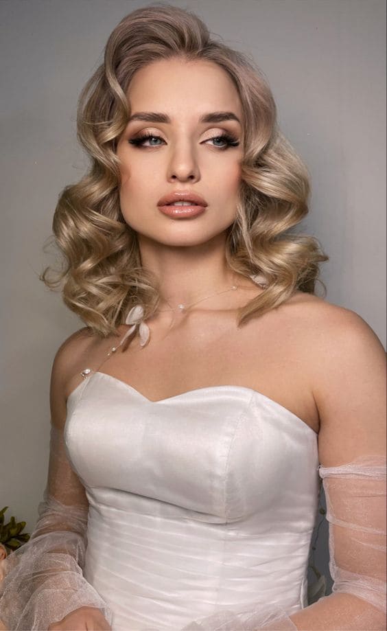 Shoulder Length Curls