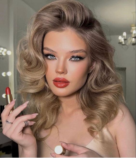 Shoulder Length Curls
