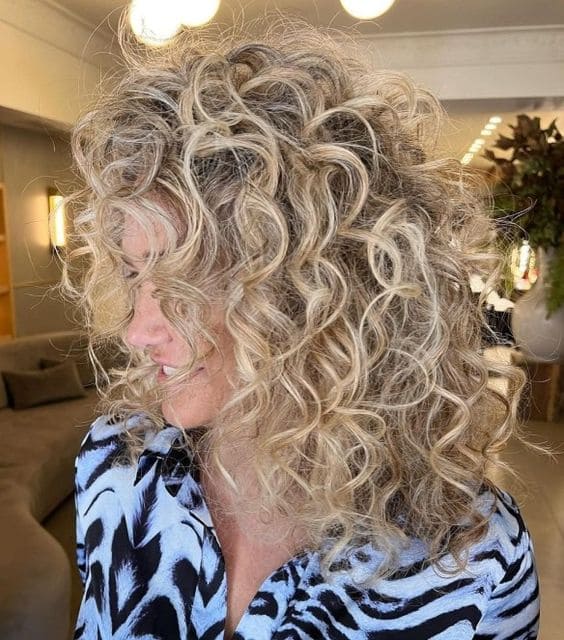 Shoulder Length Curls