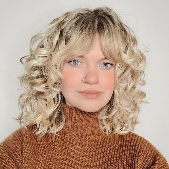Shoulder Length Curls