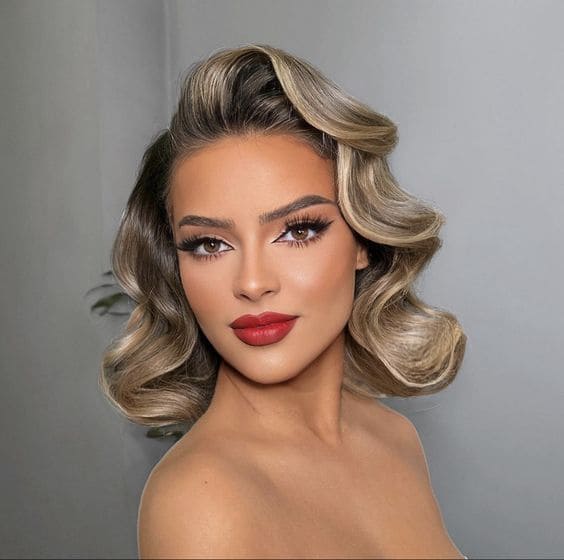 Shoulder Length Curls