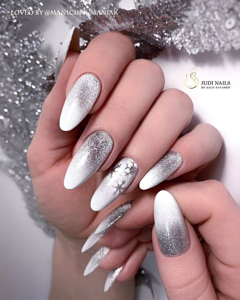  Silver New Year Manicures
