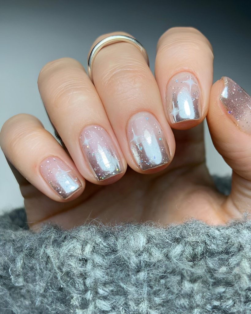  Silver New Year Manicures