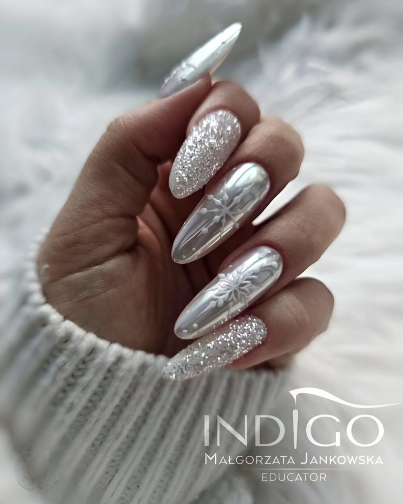  Silver New Year Manicures