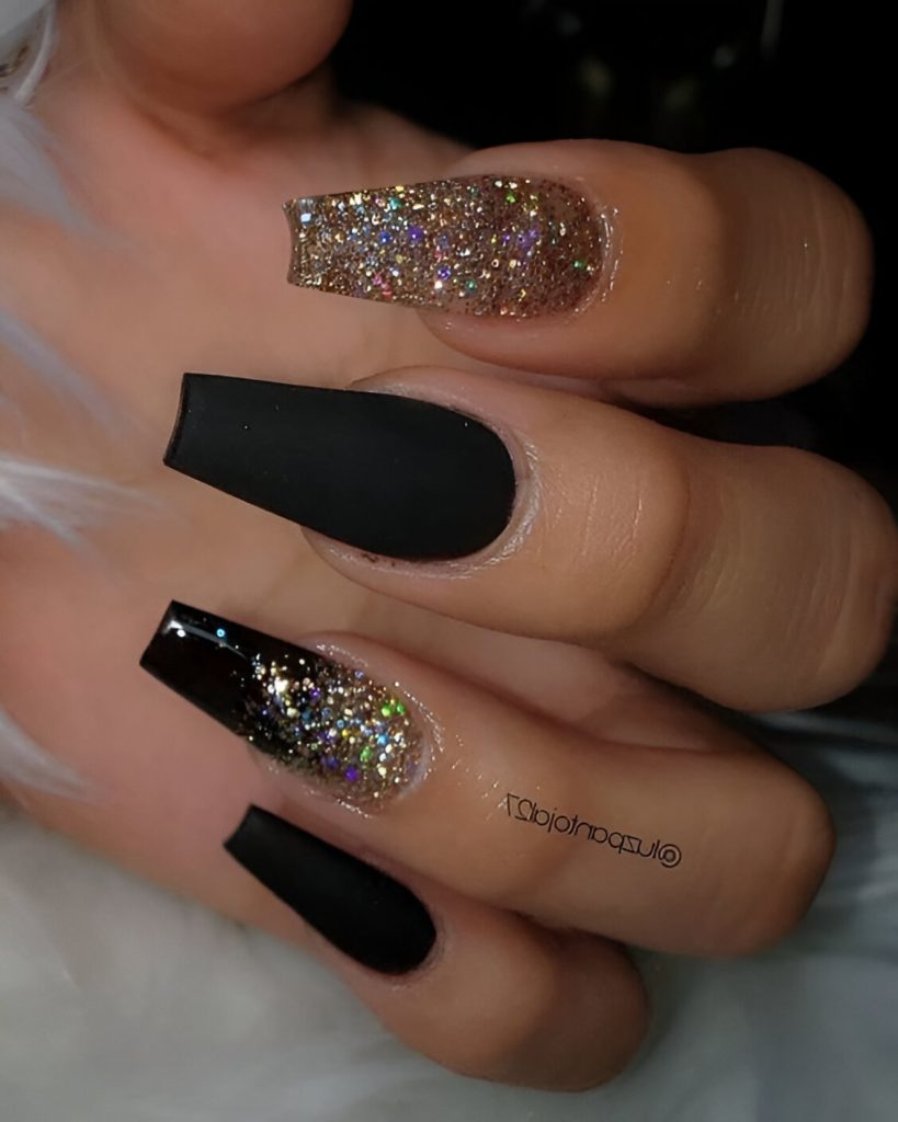 Simple Black Nail Designs