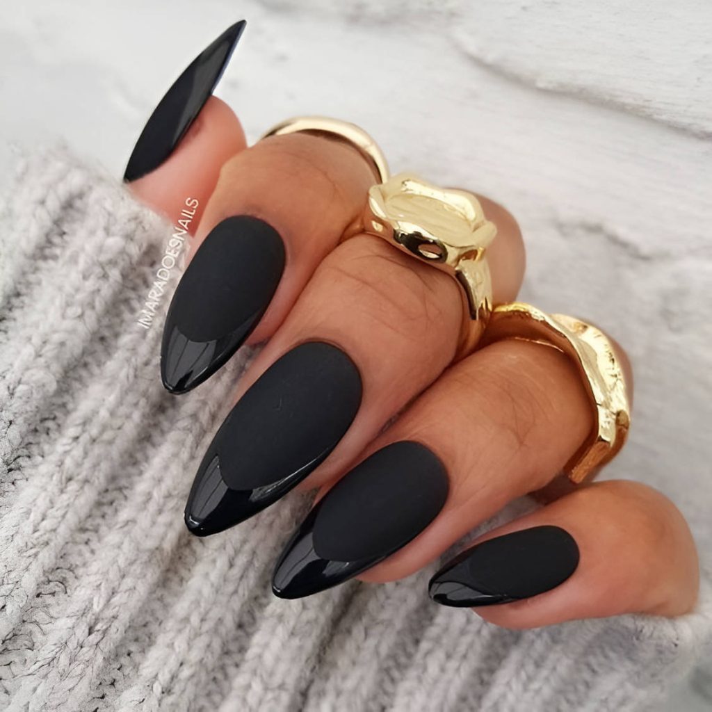 Simple Black Nail Designs