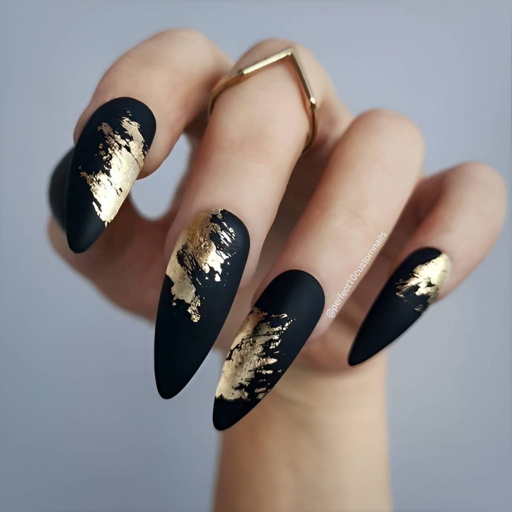 Simple Black Nail Designs