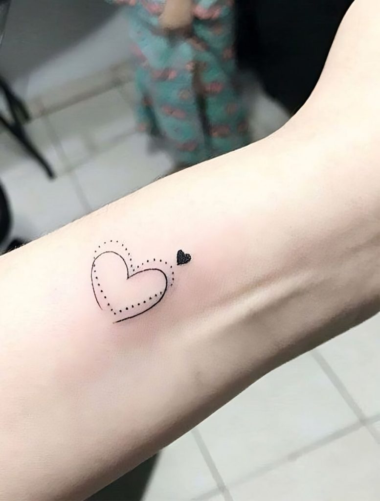 Simple Heart Tattoo