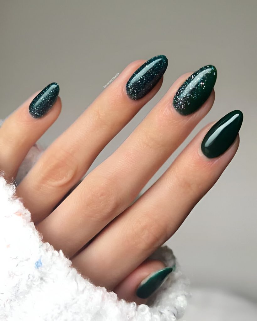Simple Short Almond Nails