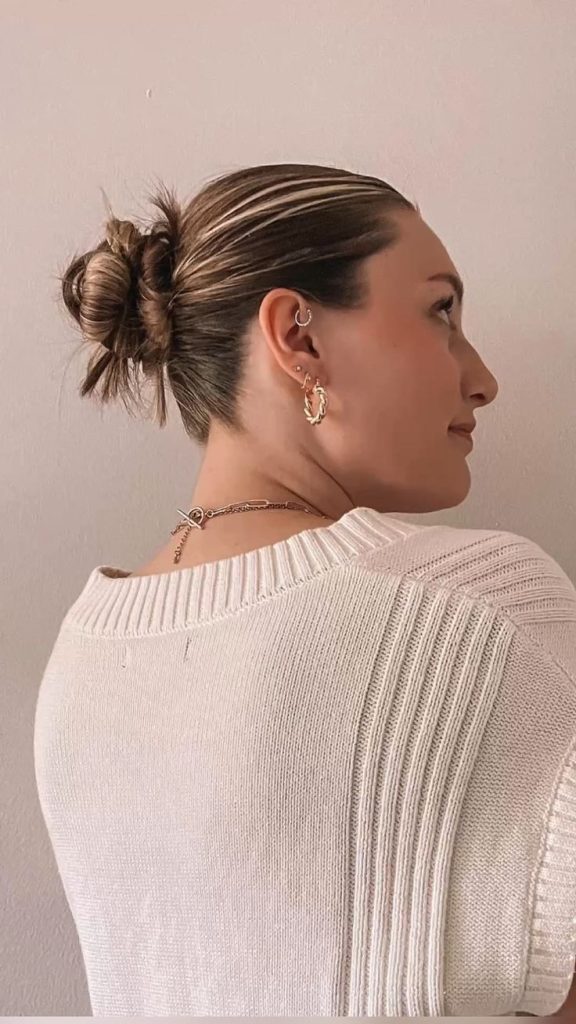 Sleek Spikey Bun