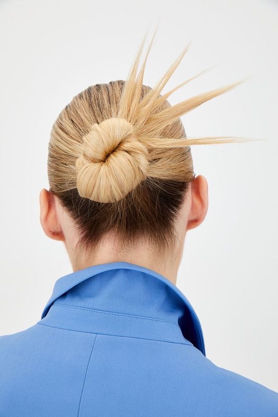 Sleek Spikey Bun