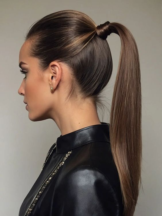 Sleek Straight Ponytail