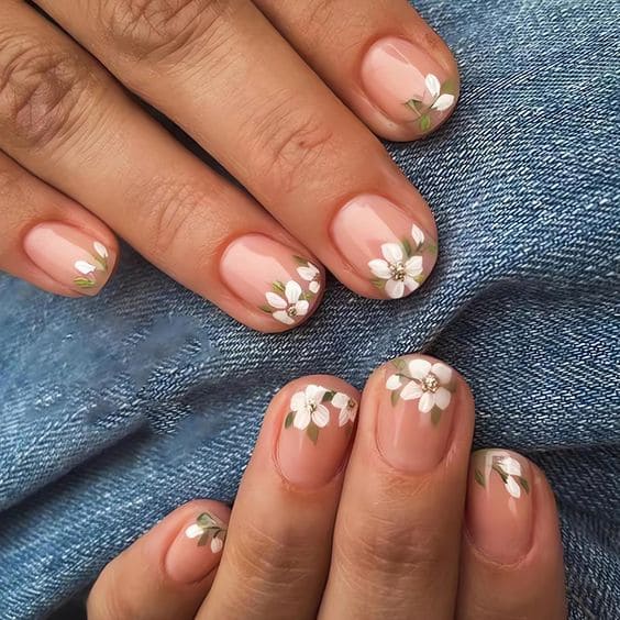 Small Flower Nail Arts