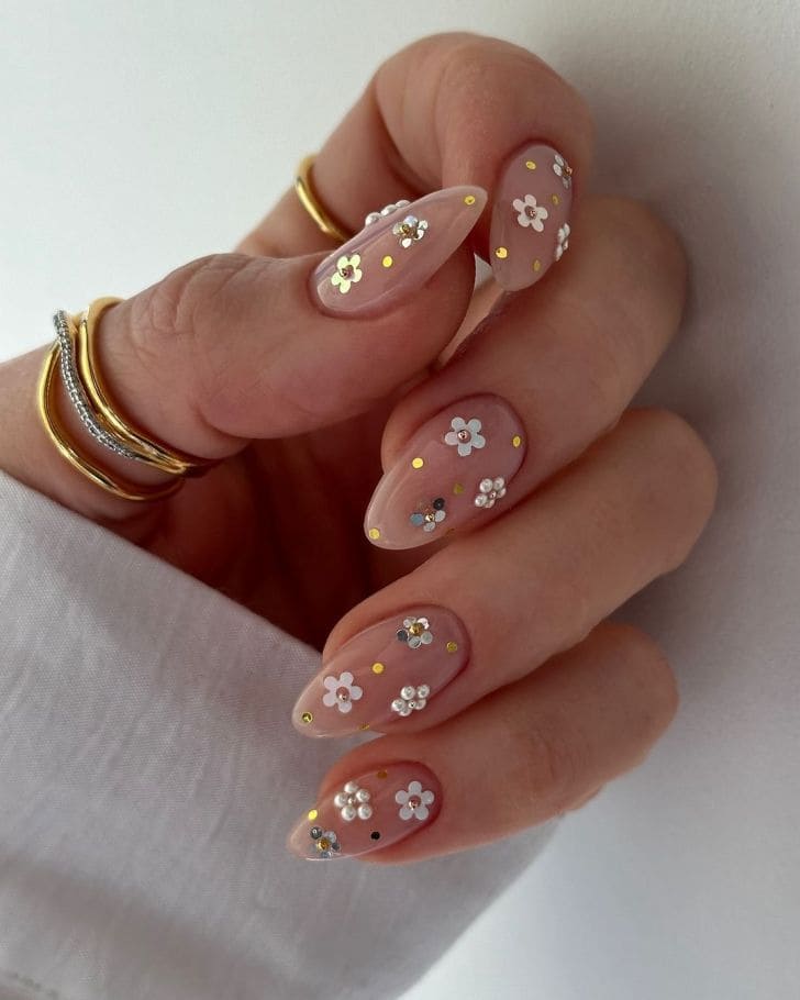 Small Flower Nail Arts