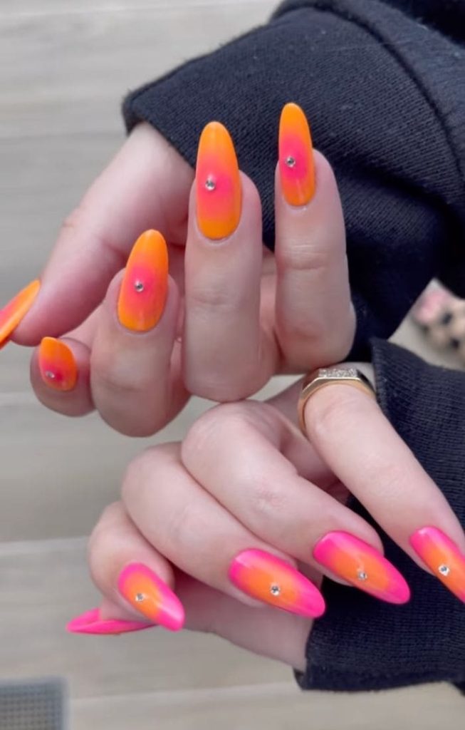 Sunset Nails