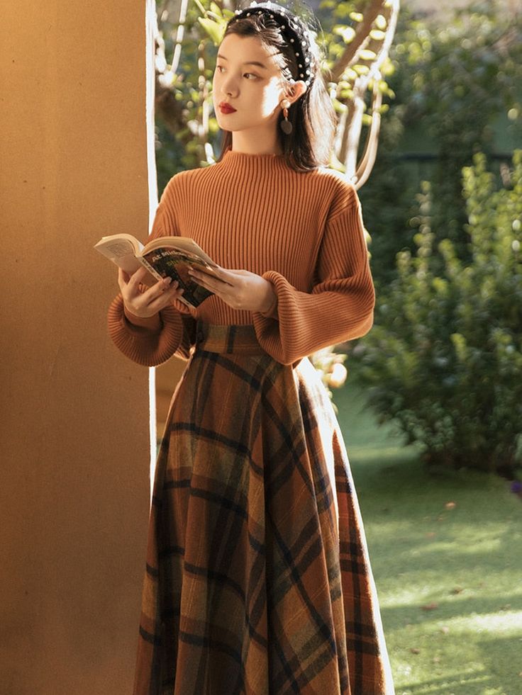 Sweater With Long Skirt
