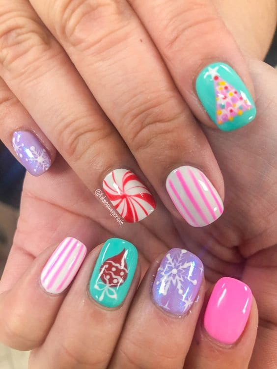 Sweet Short Mani