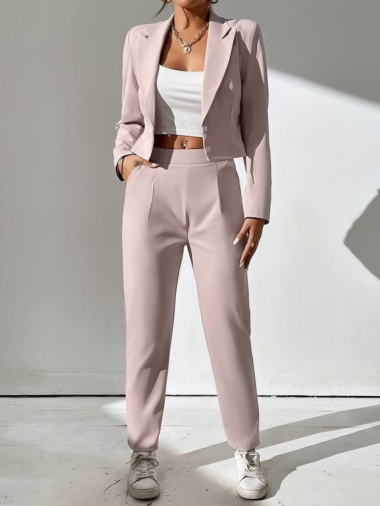 Tailored Trousers + Classic Trainers