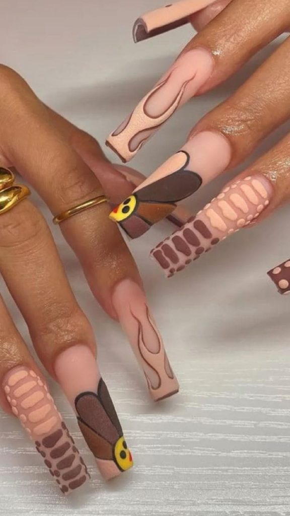 Takashi Murakami Flower Nails