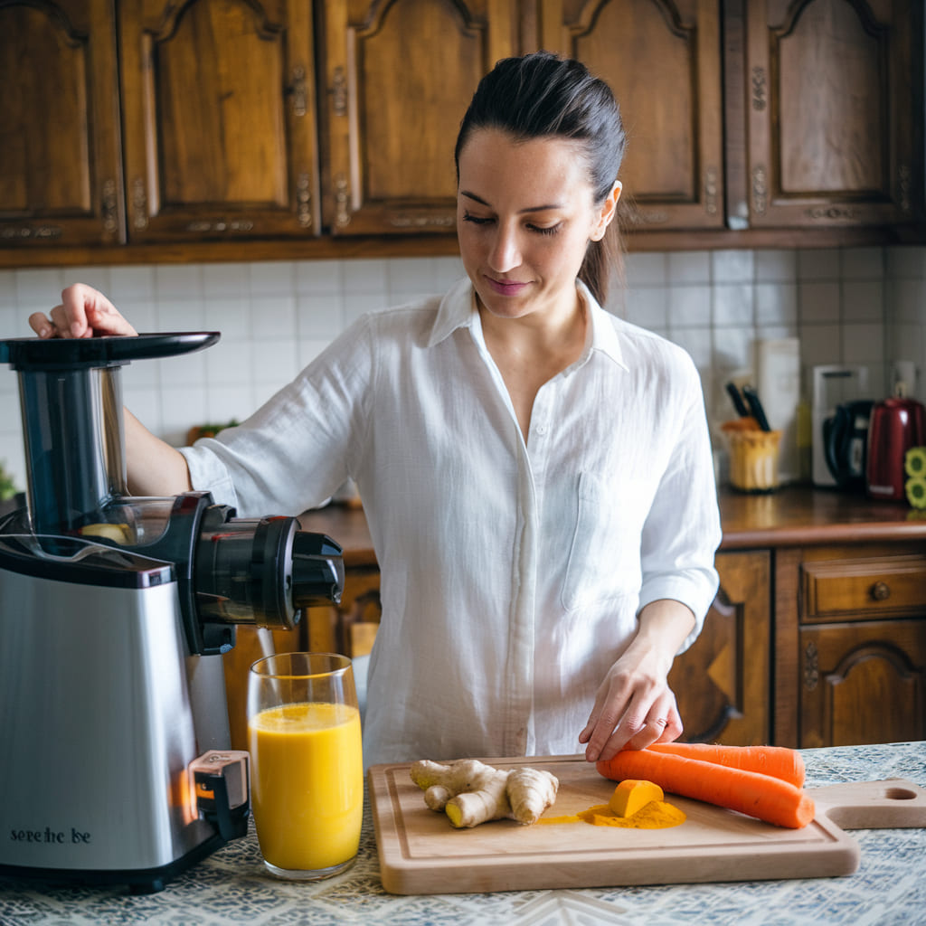 The Beauty Benefits of Carrot Ginger Turmeric Juice