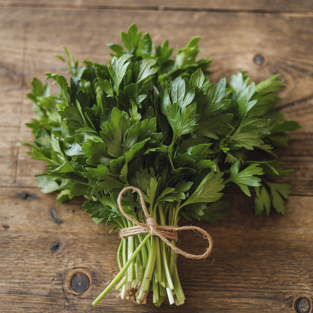 The Skin Benefits of Parsley and Apple