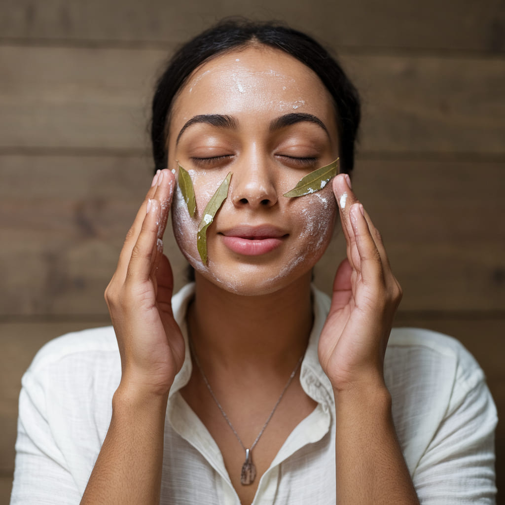 The Skin Lightening Effects of Bay Leaves and Cornstarch