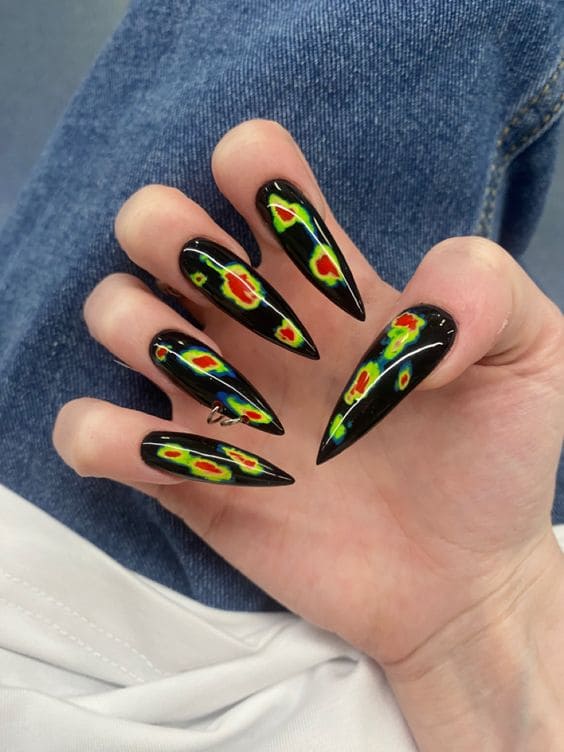  Thermal Stiletto Nail Art