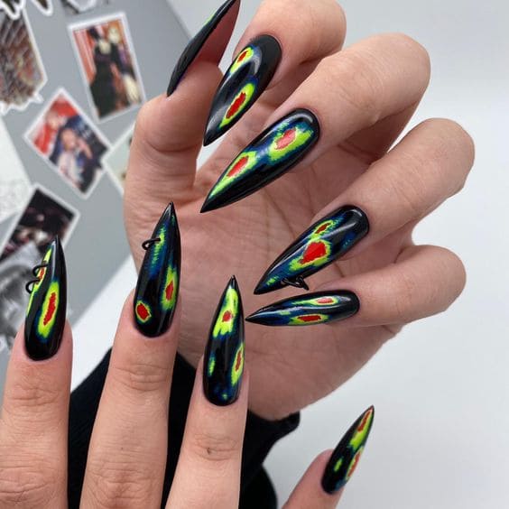  Thermal Stiletto Nail Art