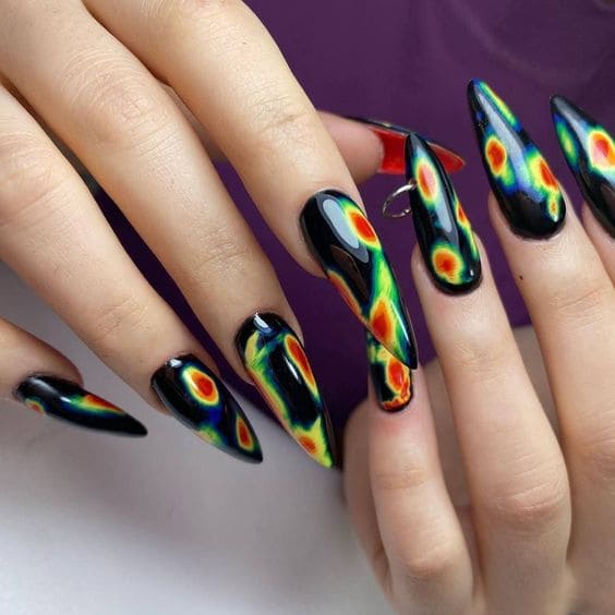  Thermal Stiletto Nail Art