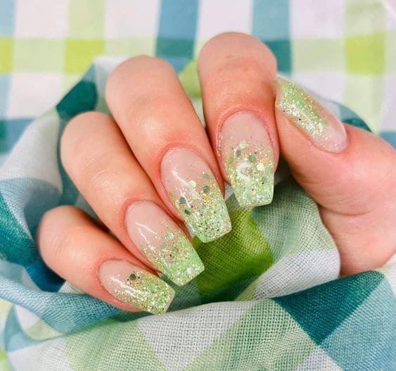 Tiana Princess Nails