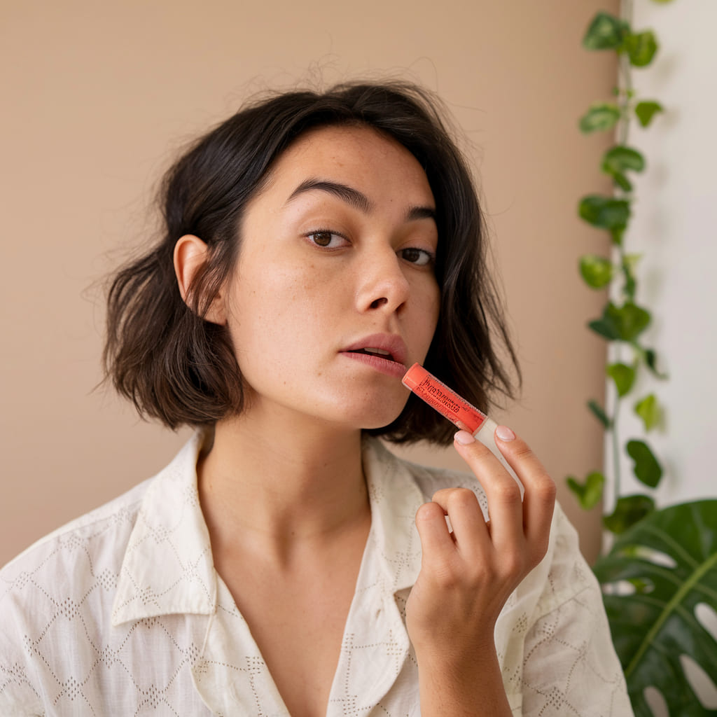 Tomato and Lemon Juice Lip Treatment